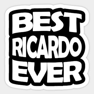 Best Ricardo ever Sticker